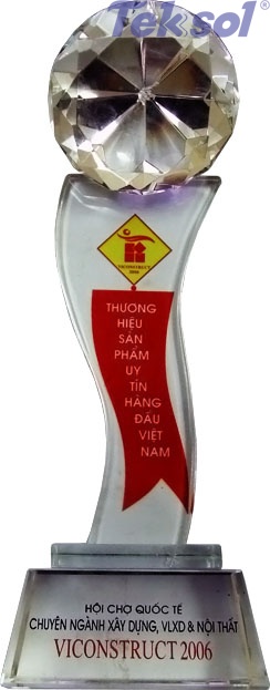 Cúp thương hiệu sản phẩm uy tín hàng đầu VN